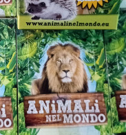 ANIMALI NEL MONDO Leone Scimmia Box 50 Bustine FOL. BO.2014 - Otros & Sin Clasificación