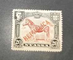 1911 Nyassa Republica  Yvert 55 MH - Nyasaland