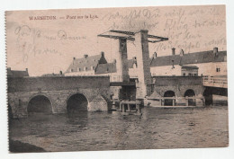 Warneton. - Pont Sur La Lys. Alte Ansichtskarte // Feldpost - Komen-Waasten