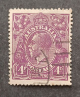 AUSTRALIA 1924 KING GEORGE V WMK 9 SCOTT N 35 - Oblitérés