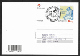 Portugal Carte Entier Postal éducateurs Petite Enfance João De Deus Cachet 2020 Stationery Early Childhood Educators Pmk - Enteros Postales