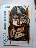 CP - Jeux Olympiques D'hiver 1968 Grenoble - Olympic Games