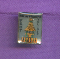 Rare Pins Championnat De France Cyclisme Velo 1992 Fsgt Anduze Q604 - Cyclisme