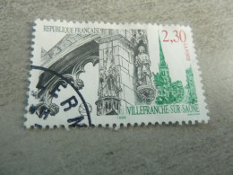 Villefranche-sur-Saône - Congrès Philatélique - 2f.30 - Yt 2647 - Rouge, Vert Et Noir - Oblitéré - Année 1990 - - Gebraucht