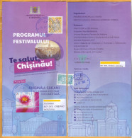 2022  Moldova  Program Of The Festival "Greetings To You, Chisinau", 586 Years Of The City. - Programmes