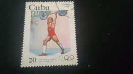 CUBA- 1980-90   20  C.     DAMGALI - Gebruikt