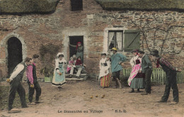 Pétanque * Le Dimanche Au Village , Le Jeu De Boules * Vie Aux Champs ? - Petanque