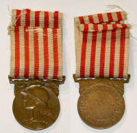 Médaille-FR-02_médaille Française_grande Guerre 1914-1918_WW1_Morlon - Francia