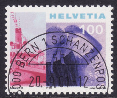 Schweiz: SBK-Nr. 1036 (Tourismus: Schifffahrt 2001) ET-gestempelt - Usati