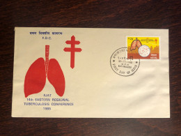 NEPAL FDC COVER 1982 YEAR TUBERCULOSIS HEALTH MEDICINE STAMPS - Nepal