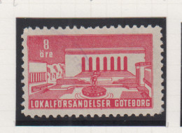 Zweden Lokale Zegel Cat. Facit Sverige 2000 Private Lokaalpost Göteborgs Lokalförsandelser 6 ; 4-zijdig Getand - Local Post Stamps