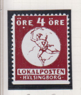 Zweden Lokale Zegel Cat. Facit Sverige 2000 Private Lokaalpost Helsingborg 3 Onder Ongetand - Local Post Stamps