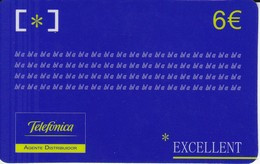 TARJETA DE ESPAÑA DE PREPAGO DE TELEFONICA DE EXCELLENT - Telefonica