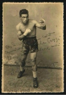 - Foto  - 1945 - BOXE - Pugile ALVARO NUVOLONI ️- Autografata ️- - Sportspeople