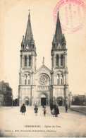 Cherbourg * CACHET Militaire Croix Rouge Française Hôpital Auxiliaire N°9 * Sur CPA église Du Voeu * Ww1 Red Cross - Cherbourg