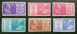 Poste Vaticane 1954 - Anno Mariano E Centenario Del Dogma Dell'Immacolata Concezione - Unused Stamps