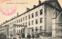 Cherbourg * CACHET Militaire Croix Rouge Française Hôpital Auxiliaire N°9 * Sur CPA Caserne Brière * Ww1 Red Cross - Cherbourg