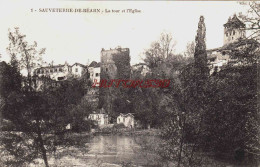 CPA SAUVETERRE DE BEARN - PYRENEES ATLANTIQUES - LA TOUR DE L'EGLISE - Sauveterre De Bearn