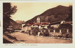 CPA MOUTIERS - SAVOIE - L'ISERE ET L'EVECHE - Moutiers