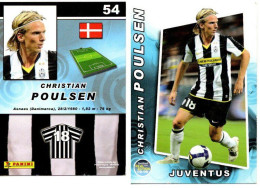 FIGURINA PANINI CALCIO CAMPIONATO 08/09 JUVENTUS POULSEN - Trading Cards