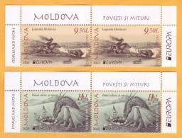 2022  Moldova Moldavie  Europa-cept  2022. Stories & Myths  2х2v Mint - 2022