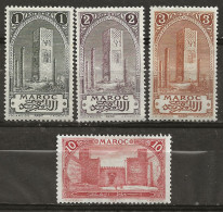 MAROC Colo:, *, N° YT 63,  645, 65 Et 67, Ch., TB - Unused Stamps