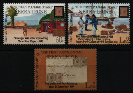 Sierra Leone 1984 - Mi-Nr. 780-782 ** - MNH - 125 Jahre Sierra Leone Briefmarken - Sierra Leone (1961-...)