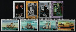 Sierra Leone 1986 - Mi-Nr. 916-923 ** - MNH - Freimarken / Definitives - Sierra Leone (1961-...)