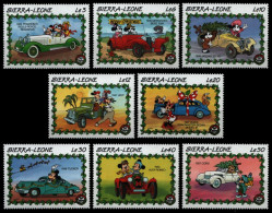 Sierra Leone 1989 - Mi-Nr. 1332-1339 ** - MNH - Walt Disney - Sierra Leona (1961-...)