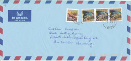 Uganda Air Mail Cover Sent To Germany 2000 CROCODILES - Ouganda (1962-...)