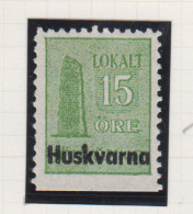 Zweden Lokale Zegel Cat. Facit Sverige 2000 Private Lokaalpost Huskvarna 15 Onder Ongetand - Local Post Stamps