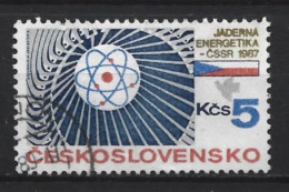 Ceskoslovensko 1987  Atomic Symbol Y.T. 2718 (0) - Gebruikt