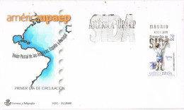 54580. Carta F.D.C. MADRID 2000. America UPAEP, Union Postal Americas, España Y Portugal - FDC