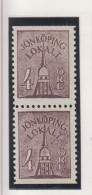 Zweden Lokale Zegel Cat. Facit Sverige 2000 Private Lokaalpost Jönköping 7 Paar, Of Boven Of Onder Ongetand - Local Post Stamps