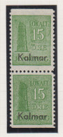 Zweden Lokale Zegel Cat. Facit Sverige 2000 Private Lokaalpost Kalmar 3 Paar, Of Boven Of Onder Ongetand - Local Post Stamps