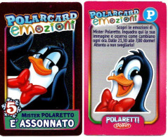 FIGURINA CARTA POLARCARD EMOZIONI SORPRESINA POLARETTI DOLFIN - Personajes