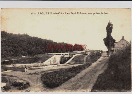 CPA ARQUES - PAS DE CALAIS - LES 7 ECLUSES - Arques