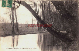 CPA SAINT AMAND - NIEVRE - LES BORDS DE LA VRILLE - Saint-Amand-en-Puisaye