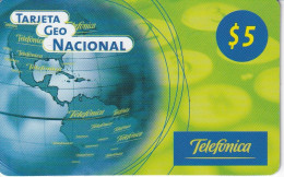 TARJETA DE ARGENTINA DE PREPAGO DE TELEFONICA GEO NACIONAL $5 - Argentinien