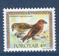 Føroyar, Iles Féroé, **, Yv 293, Mi 299, SG 293, Bec-croisé Des Sapins , - Färöer Inseln
