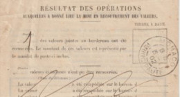 1902 - MONACO - T à D De MONACO Sur BORDEREAU VALEURS A RECOUVRER De OLONZAC (HERAULT) - Postmarks