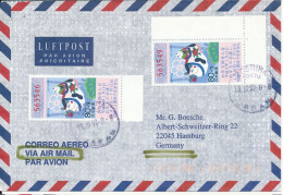 Japan Air Mail Cover Sent To Germany 13-3-1997 Topic Stamps - Covers & Documents