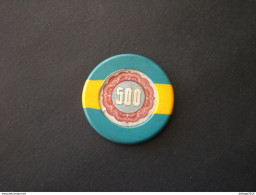 FISH CHIPS CHIPS CASINO SANREMO CHIPS 100 LIRE 70'S BLACK JACK BEAUTIFUL AND RARE!!!!! - Casino