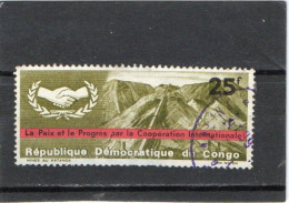 CONGO  BELGE 1965  Y.T. N° 599  à  604  Incomplet  603  Oblitéré   Frais De Gestion Compris - Gebraucht