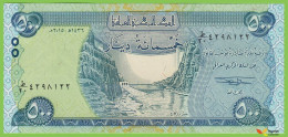 Voyo IRAQ 500 Dinars 2015 P98A B353a ٢٠/ط UNC - Irak