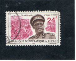 CONGO  BELGE 1966  Y.T. N° 617  à  624  Incomplet  624  Oblitéré  Frais De Gestion Compris - Gebraucht