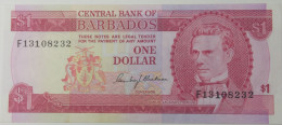 Barbados One Dollar ND 1973 P-28 AUNC - Barbados (Barbuda)