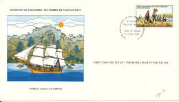 Norfolk Islands FDC 5-6-1981 Special Cover International Postmasters Society With Nice Cachet Sailing Ship - Isla Norfolk