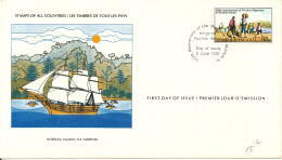 Norfolk Islands FDC 5-6-1981 Special Cover International Postmasters Society With Nice Cachet Sailing Ship - Ile Norfolk