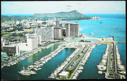 ►  HONOLULU YACHT HARBOR   Hawaii  - Timbre Collection Verso. 12c 1974 - Honolulu
